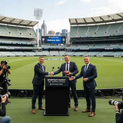 The Melbourne Cricket Ground (MCG) will host an NFL game in 2026, with the city also welcoming the SportNXT summit.